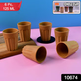 Konvex Traditional Chai Cups (125 ML / 6 Pc)
